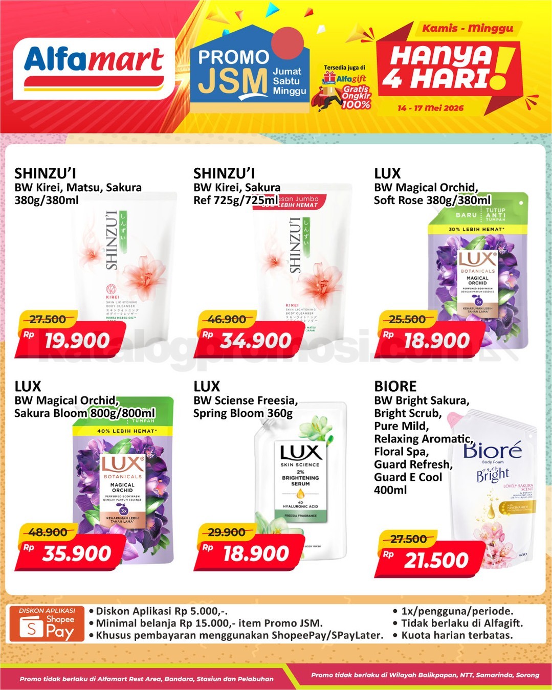 Promo JSM ALFAMART MINGGU INI 14-17 Mei 2026 Promo JSM ALFAMART MINGGU INI 14-17 Mei 2026 18