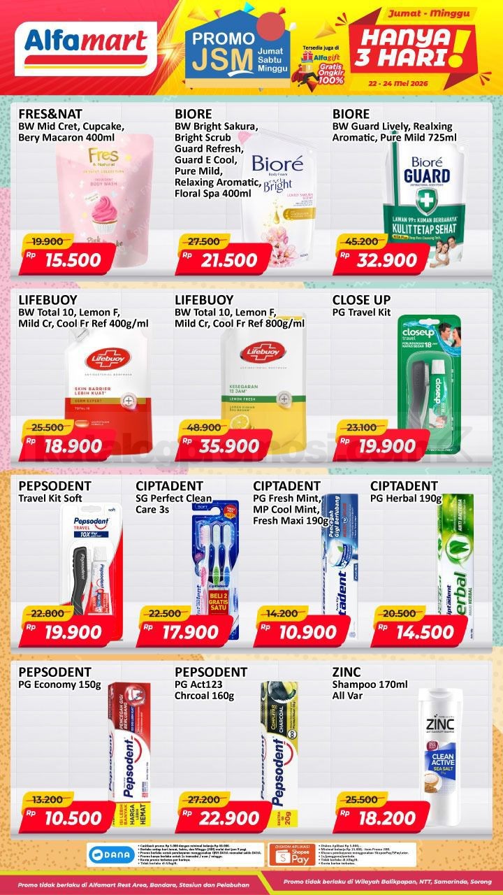 Promo JSM ALFAMART MINGGU INI 22-24 Mei 2026