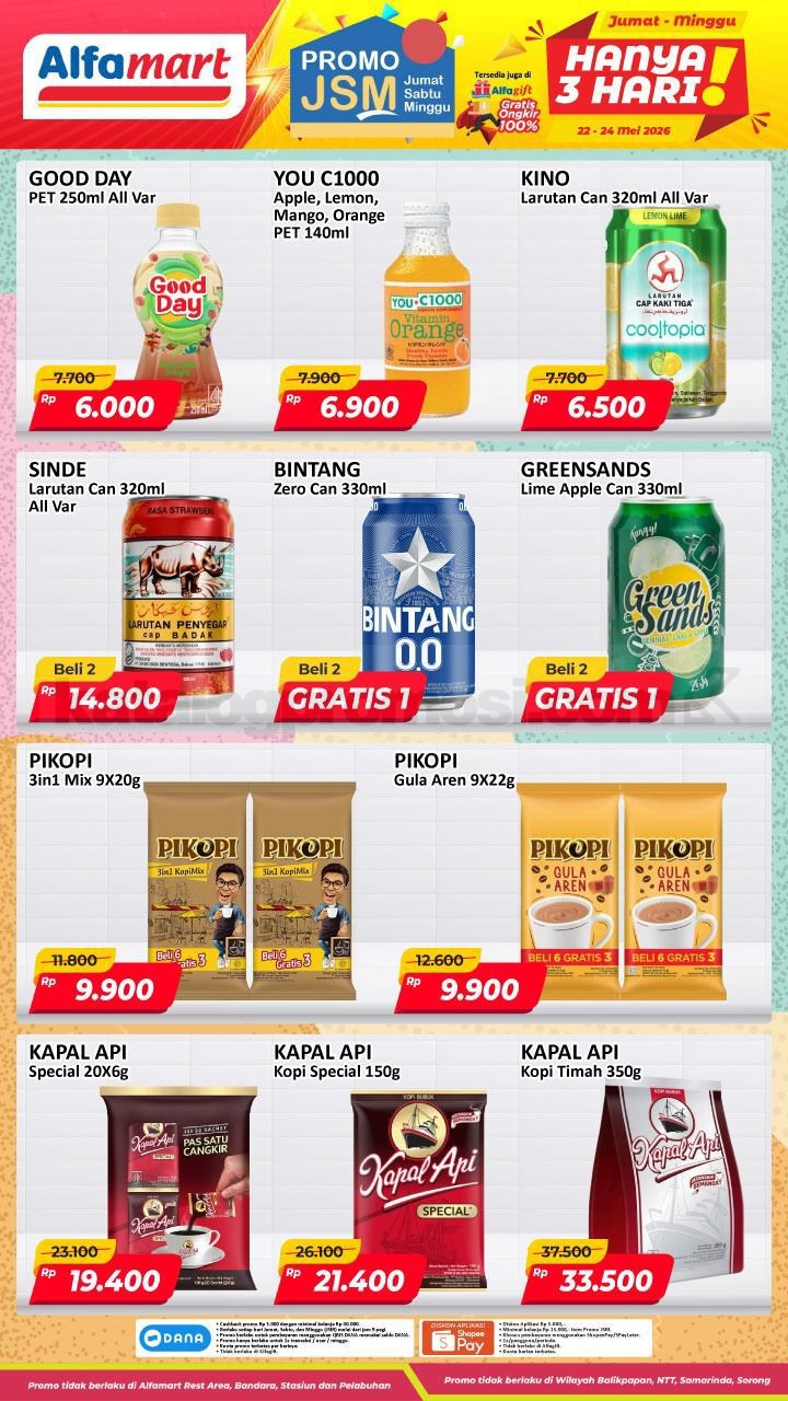 Promo JSM ALFAMART MINGGU INI 22-24 Mei 2026