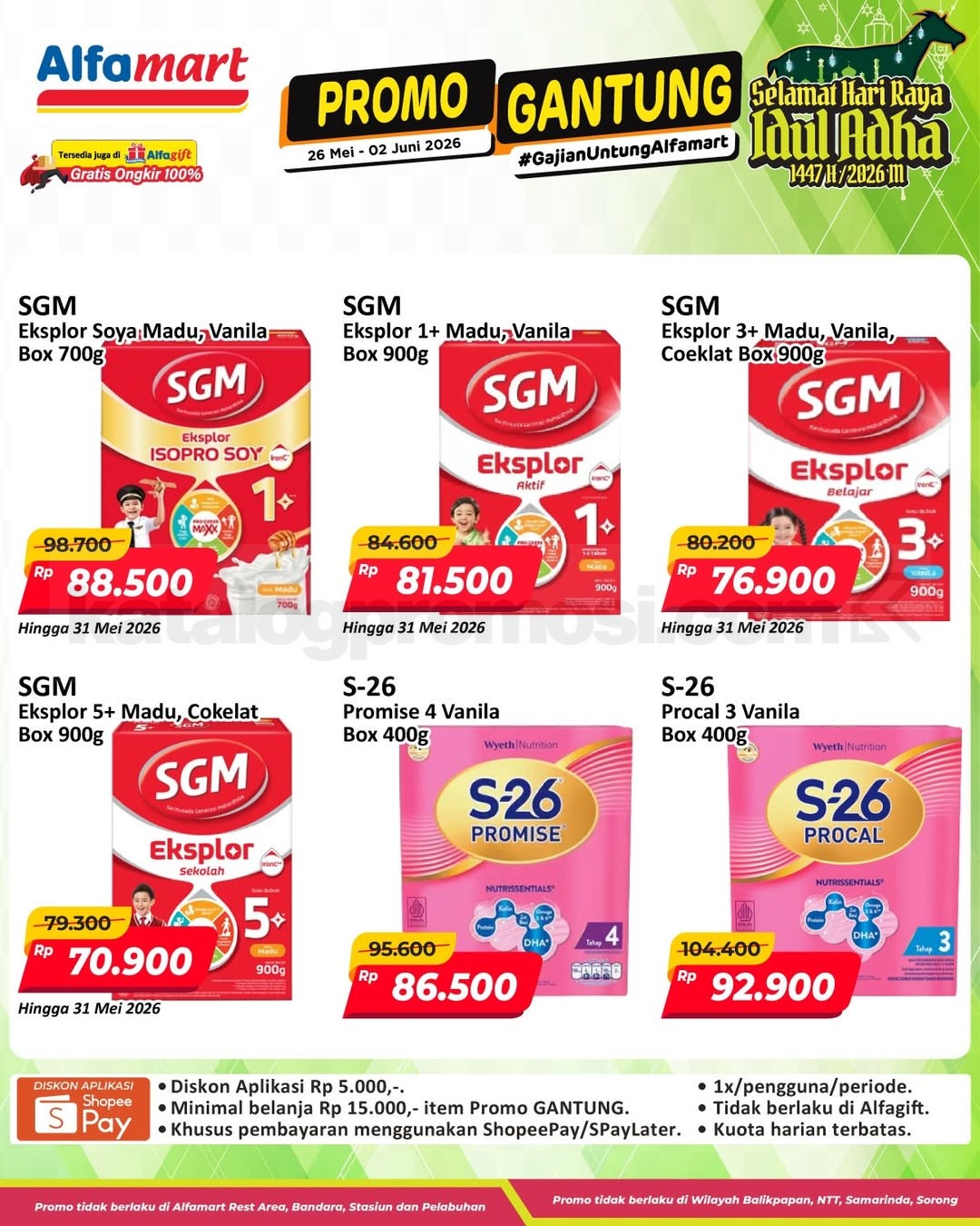 Promo JSM ALFAMART MINGGU INI 29 Mei - 01 Juni 2026