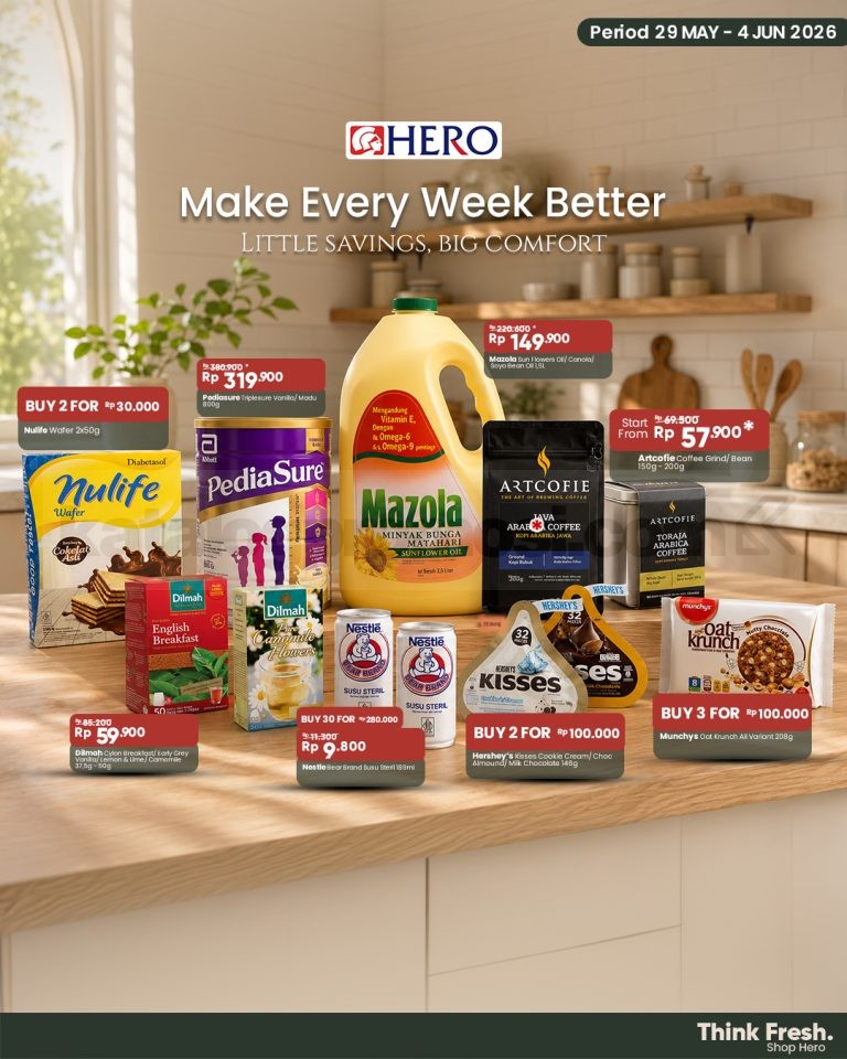 Promo JSM HERO SUPERMARKET 29 Mei - 04 Juni 2026