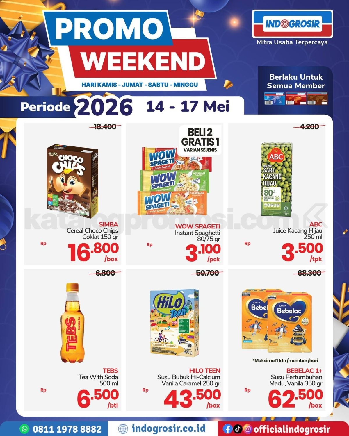Promo JSM INDOGROSIR WEEKEND 14-17 Mei 2026