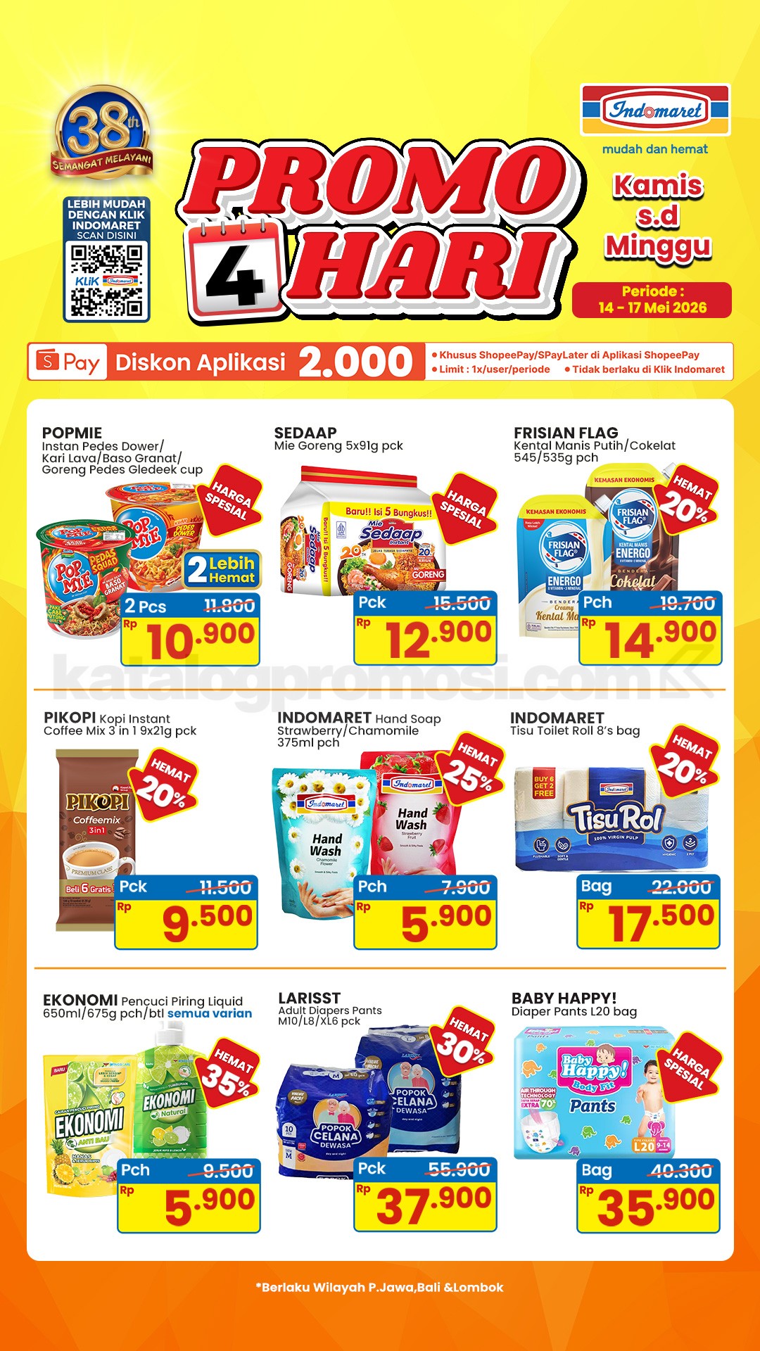 Promo JSM INDOMARET MINGGU INI 14-17 Mei 2026 Promo JSM INDOMARET MINGGU INI 14-17 Mei 2026