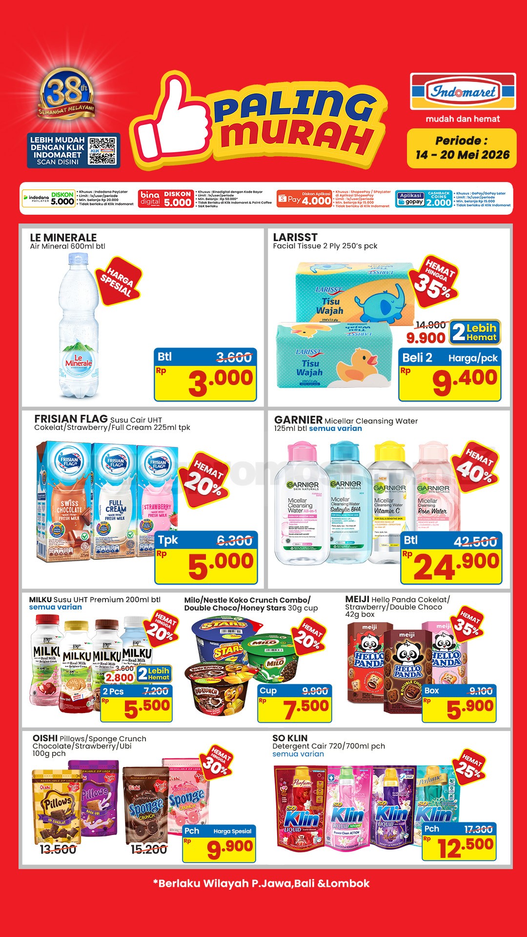 Promo JSM INDOMARET MINGGU INI 14-17 Mei 2026 Promo JSM INDOMARET MINGGU INI 14-17 Mei 2026 2