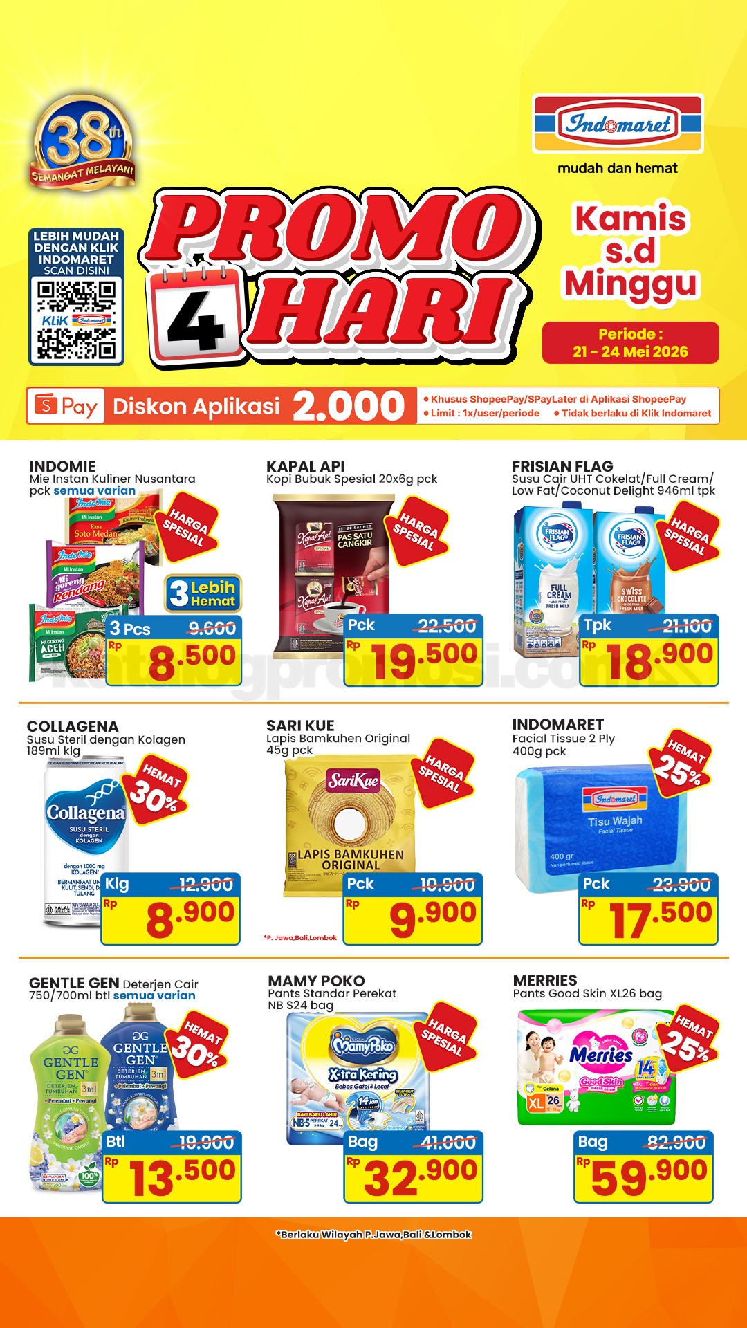 Promo JSM INDOMARET MINGGU INI 21-24 Mei 2026