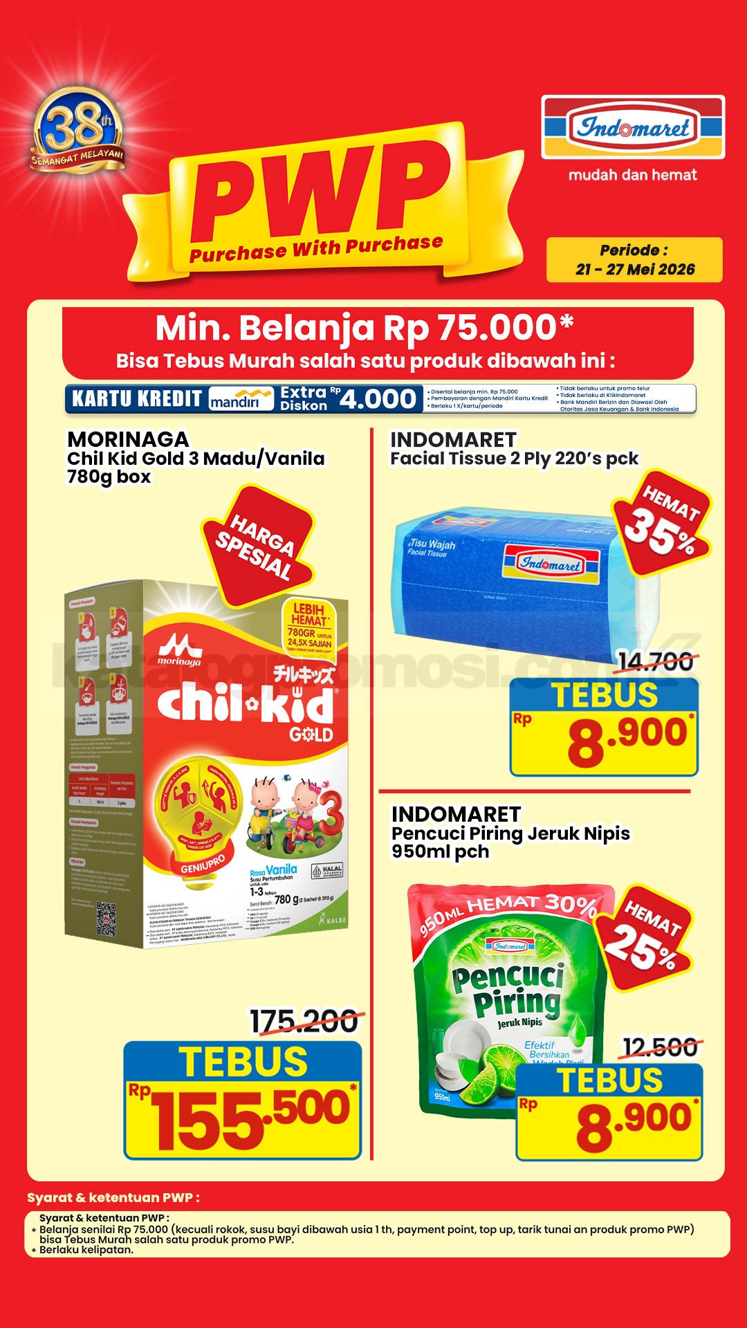 Promo JSM INDOMARET MINGGU INI 21-24 Mei 2026