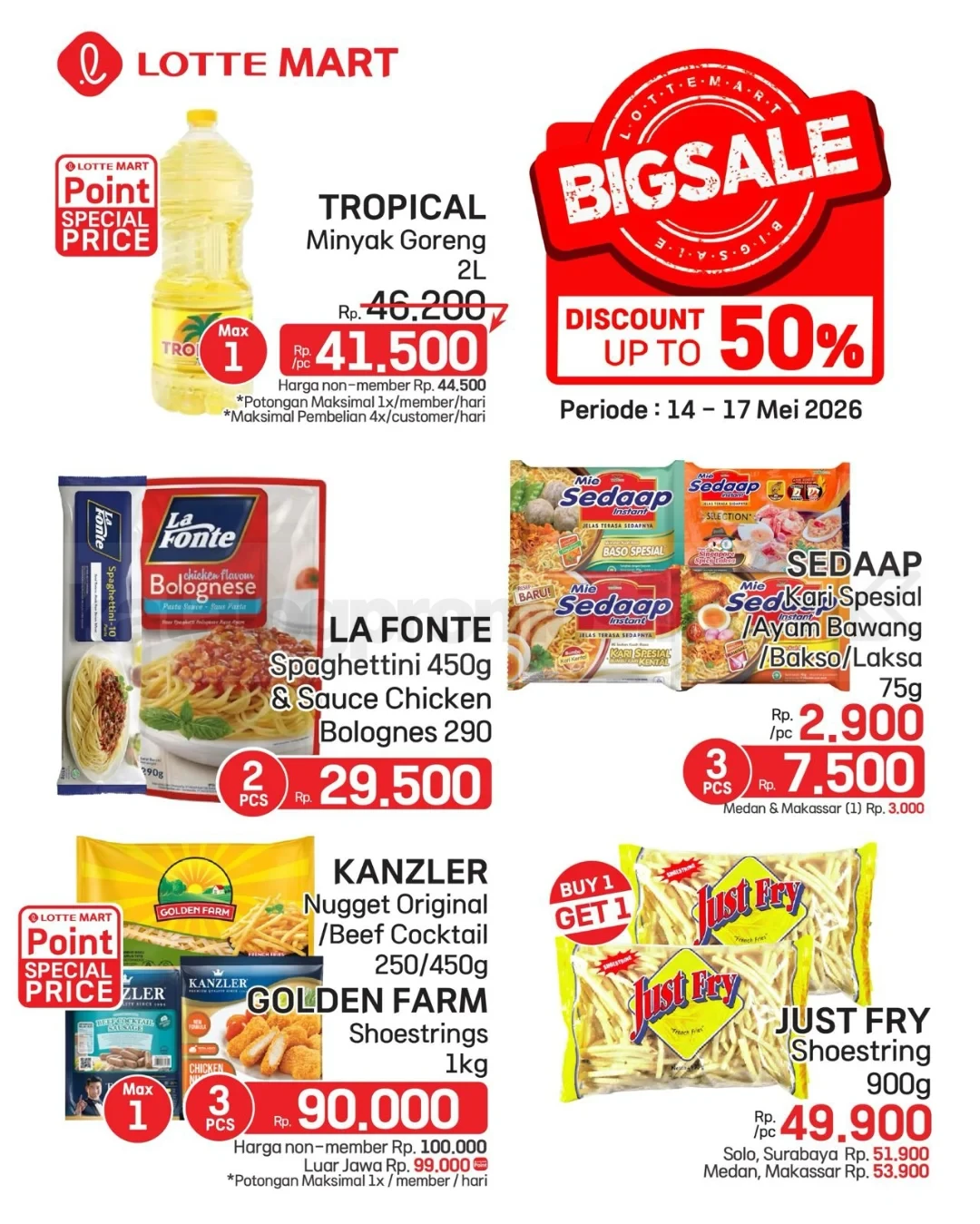 Promo JSM LOTTEMART WEEKEND 14-17 Mei 2026