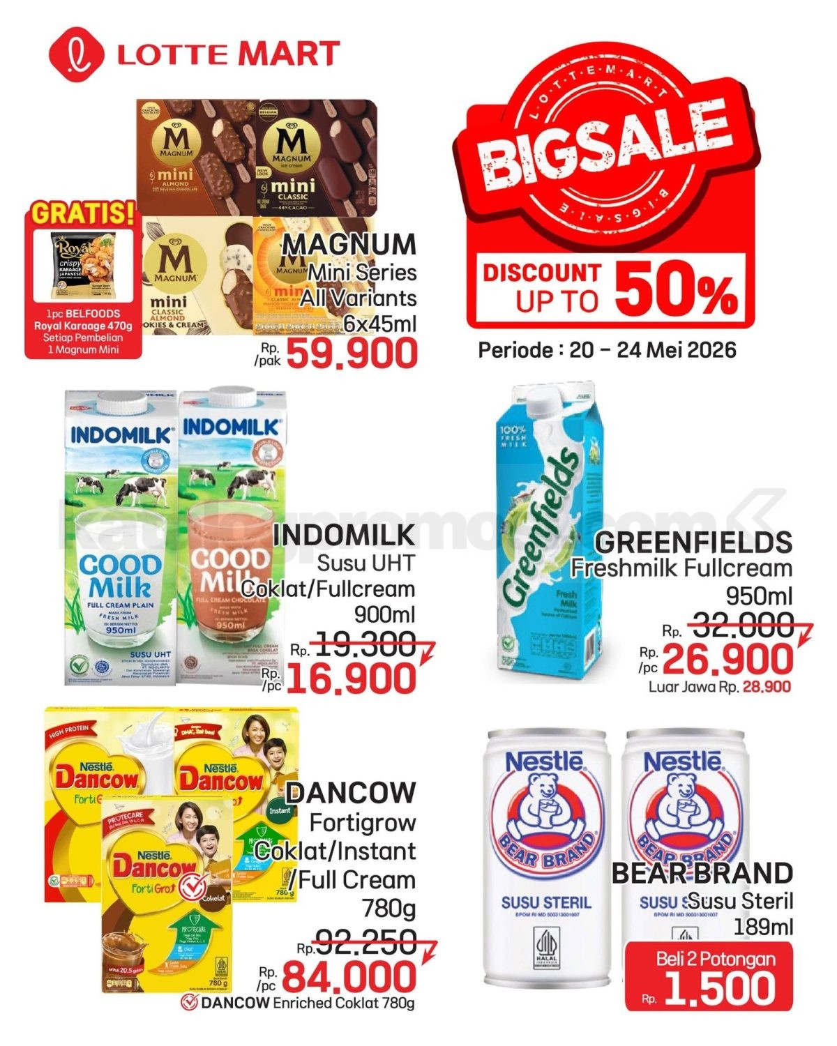 Promo JSM LOTTEMART WEEKEND 20-24 Mei 2026