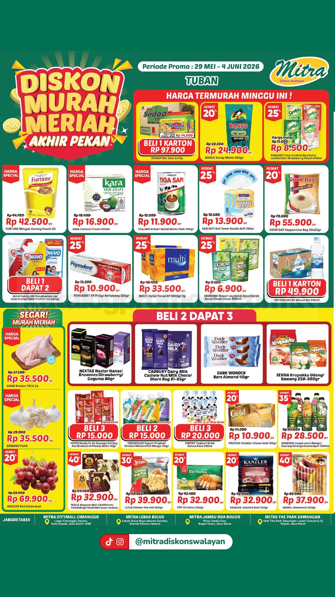 Promo JSM Mitra Diskon Swalayan Akhir Pekan 29 Mei - 04 Juni 2026