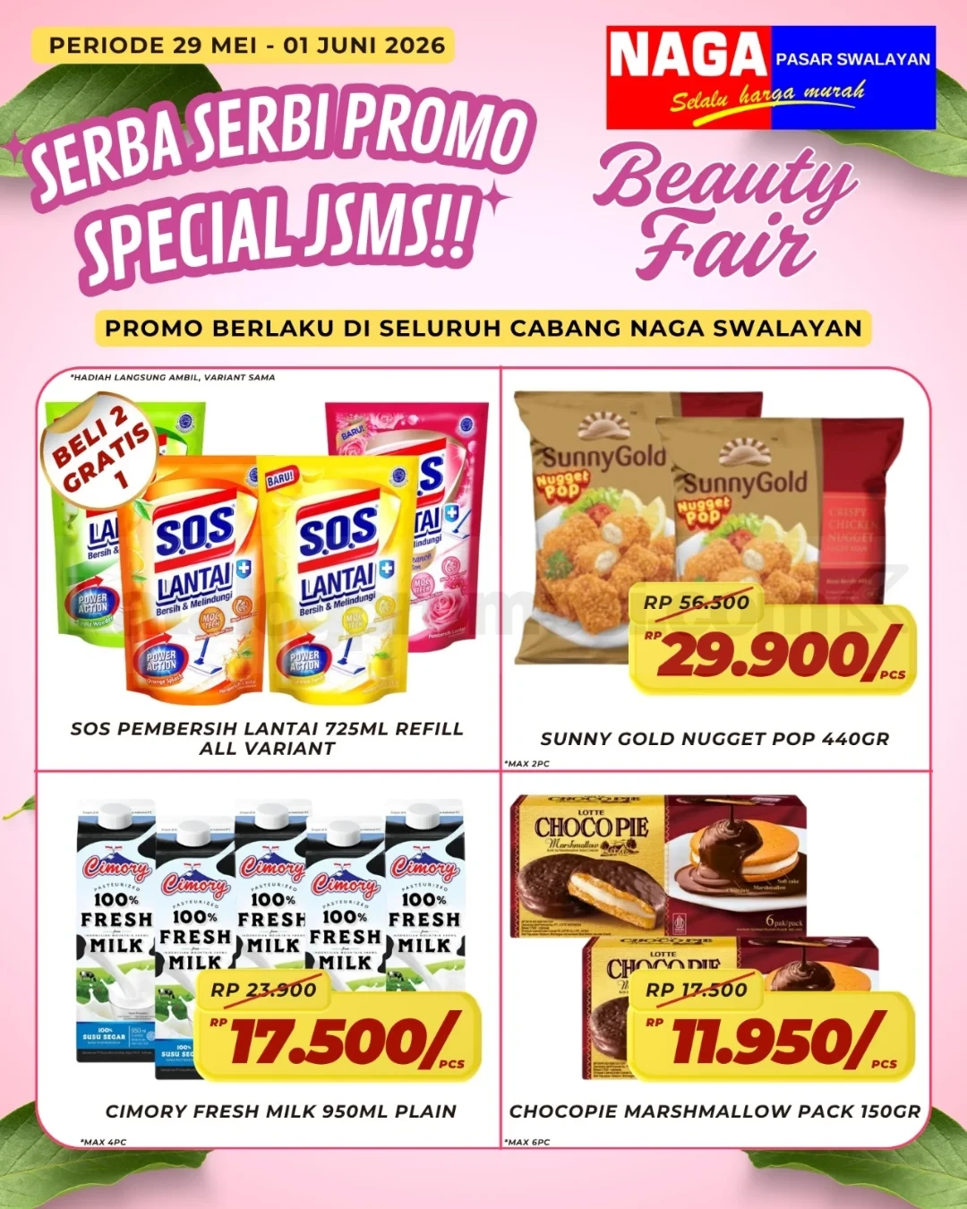 Promo JSM Naga Swalayan Weekend 29 Mei - 01 Juni 2026
