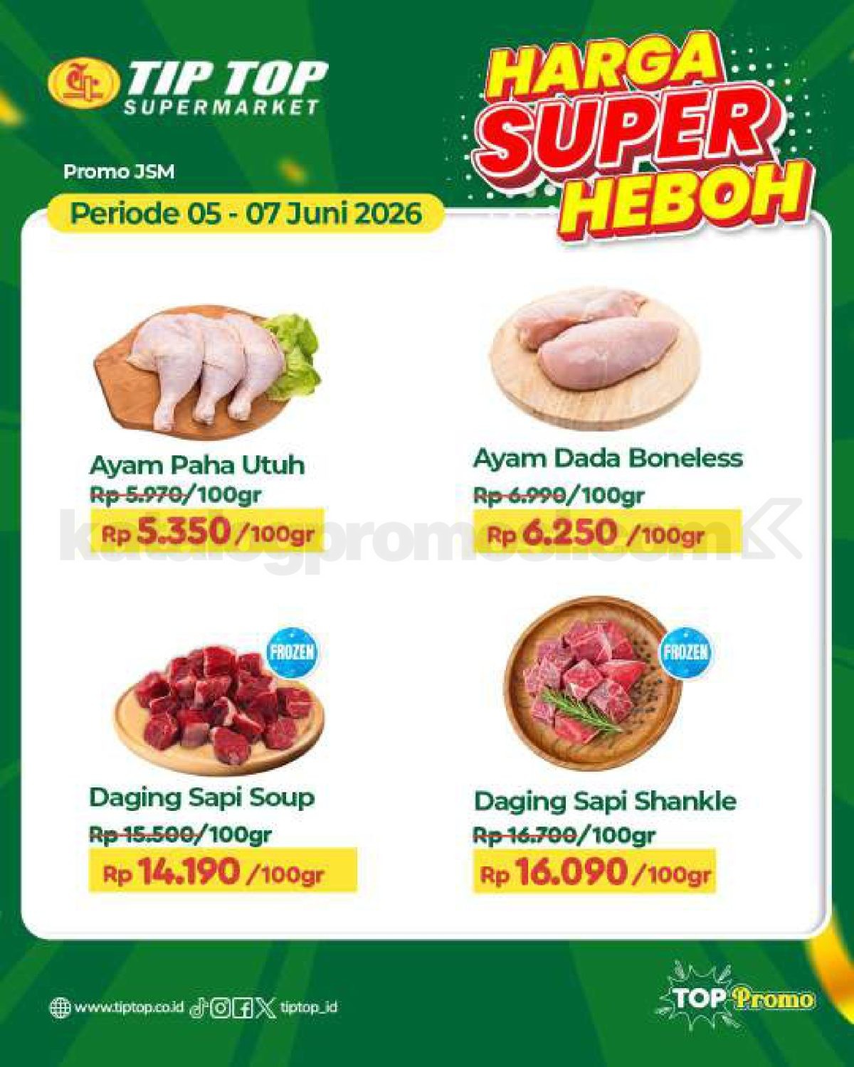 Promo JSM TIP TOP Supermarket 05-07 Juni 2026
