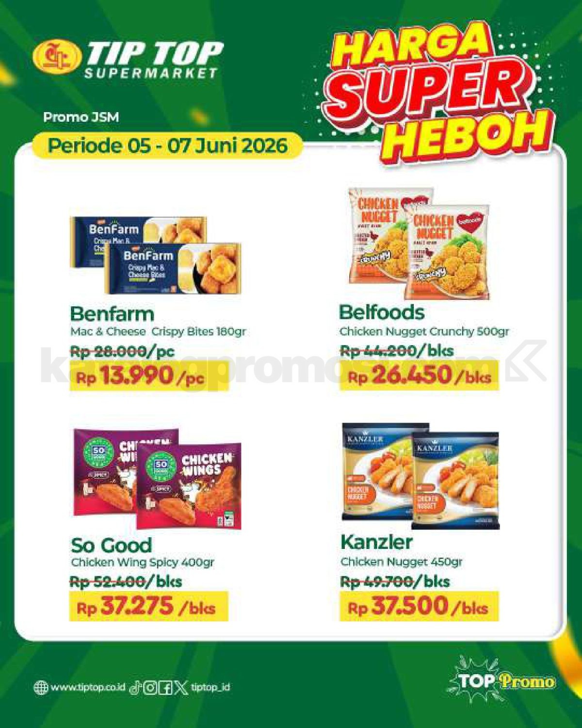 Promo JSM TIP TOP Supermarket 05-07 Juni 2026