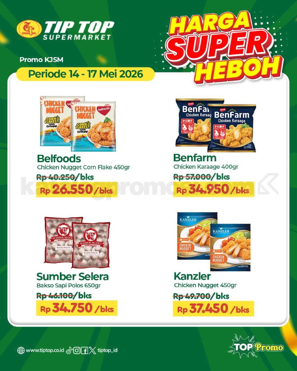 Promo JSM TIP TOP Supermarket 14-17 Mei 2026