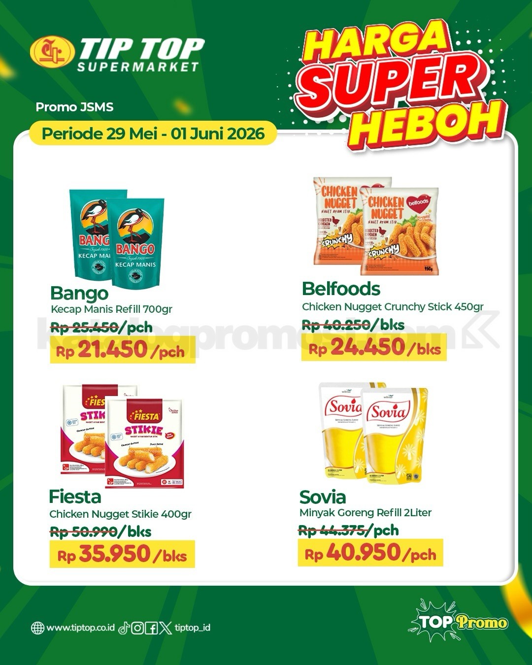 Promo JSM TIP TOP Supermarket 29 Mei - 01 Juni 2026 Promo JSM TIP TOP Supermarket 29 Mei - 01 Juni 2026 4