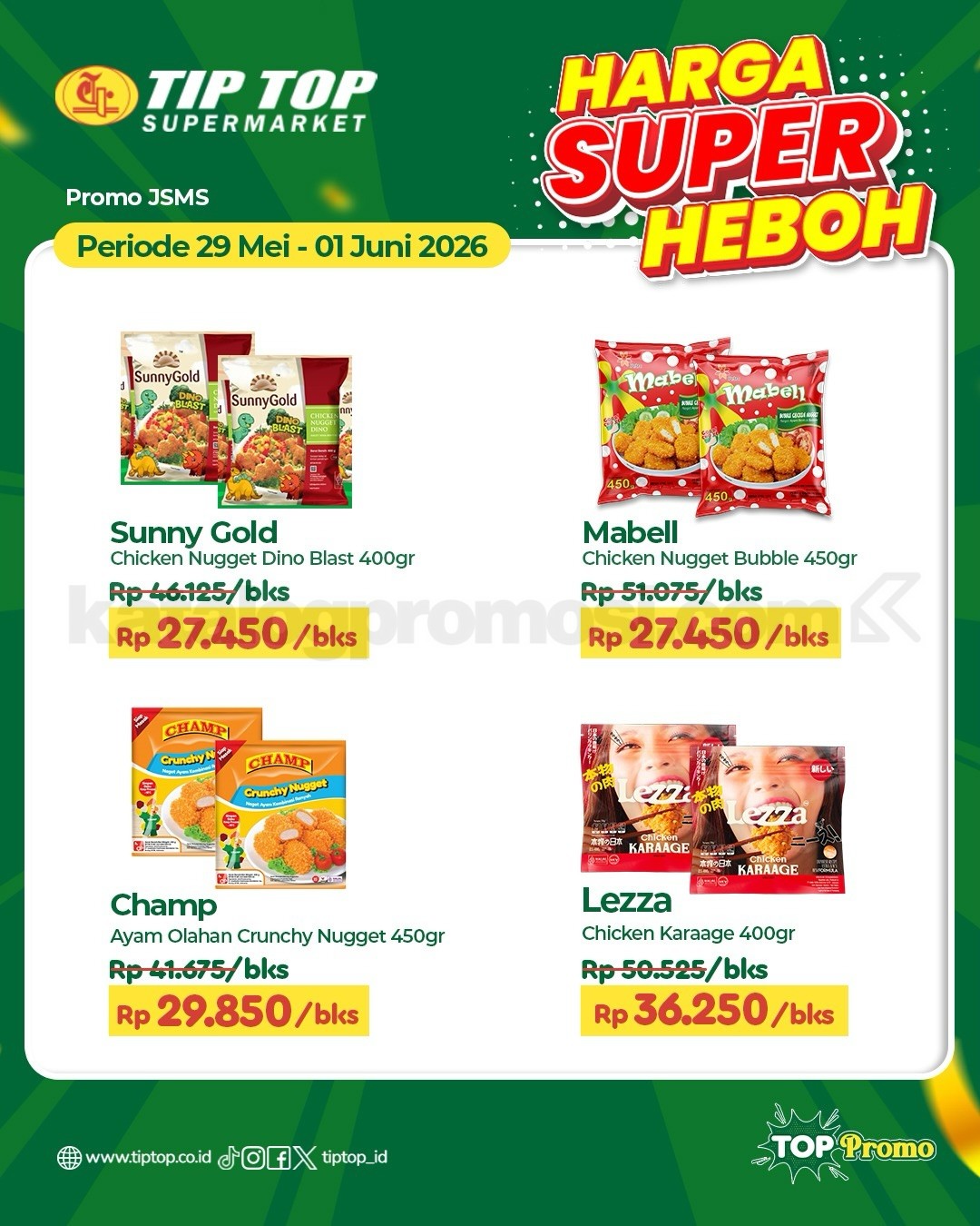 Promo JSM TIP TOP Supermarket 29 Mei - 01 Juni 2026 Promo JSM TIP TOP Supermarket 29 Mei - 01 Juni 2026 5