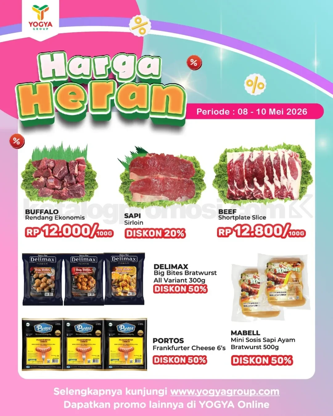 Promo JSM TOSERBA YOGYA HARGA HERAN 08-10 Mei 2026