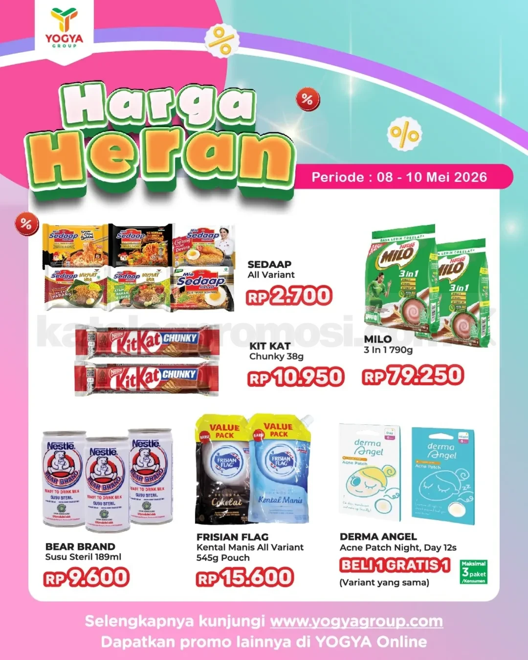 Promo JSM TOSERBA YOGYA HARGA HERAN 08-10 Mei 2026
