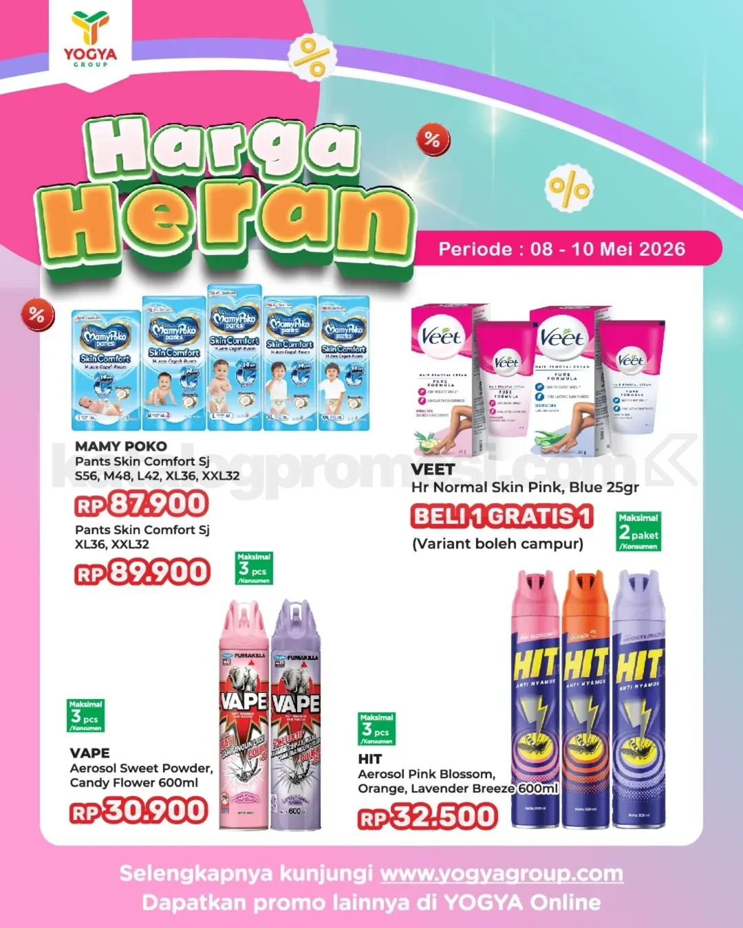 Promo JSM TOSERBA YOGYA HARGA HERAN 08-10 Mei 2026