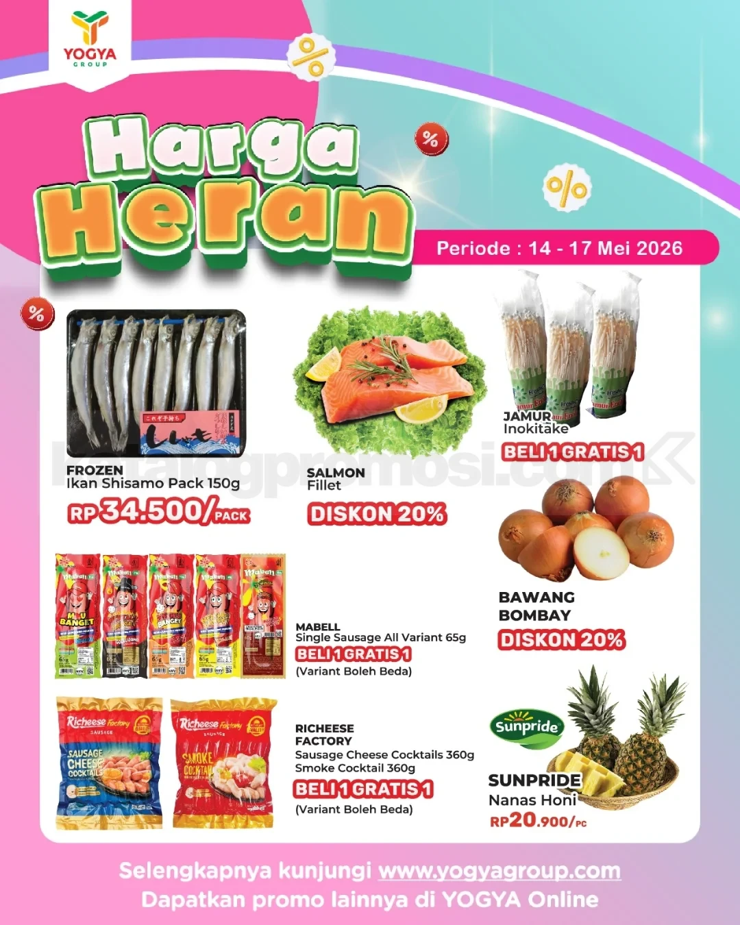 Promo JSM TOSERBA YOGYA HARGA HERAN 14-17 Mei 2026 Promo JSM TOSERBA YOGYA HARGA HERAN 14-17 Mei 2026 1