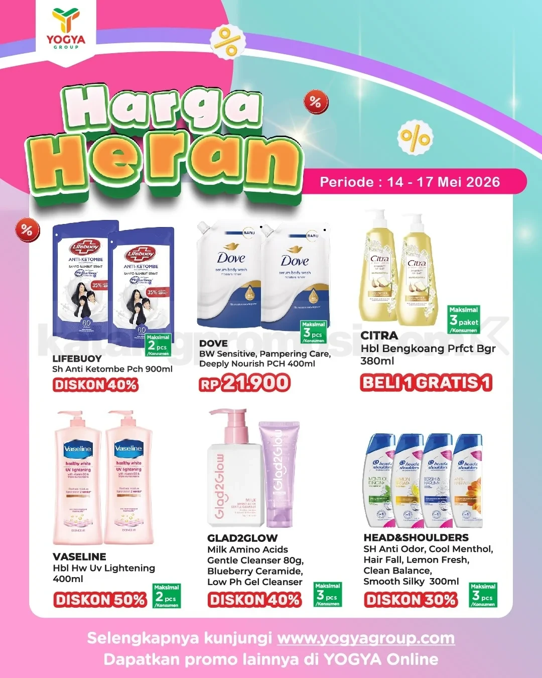 Promo JSM TOSERBA YOGYA HARGA HERAN 14-17 Mei 2026 Promo JSM TOSERBA YOGYA HARGA HERAN 14-17 Mei 2026 4