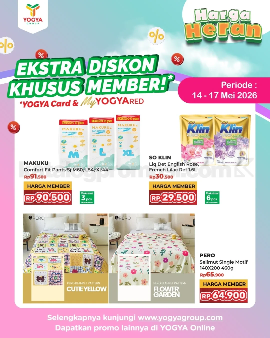 Promo JSM TOSERBA YOGYA HARGA HERAN 14-17 Mei 2026 Promo JSM TOSERBA YOGYA HARGA HERAN 14-17 Mei 2026 13