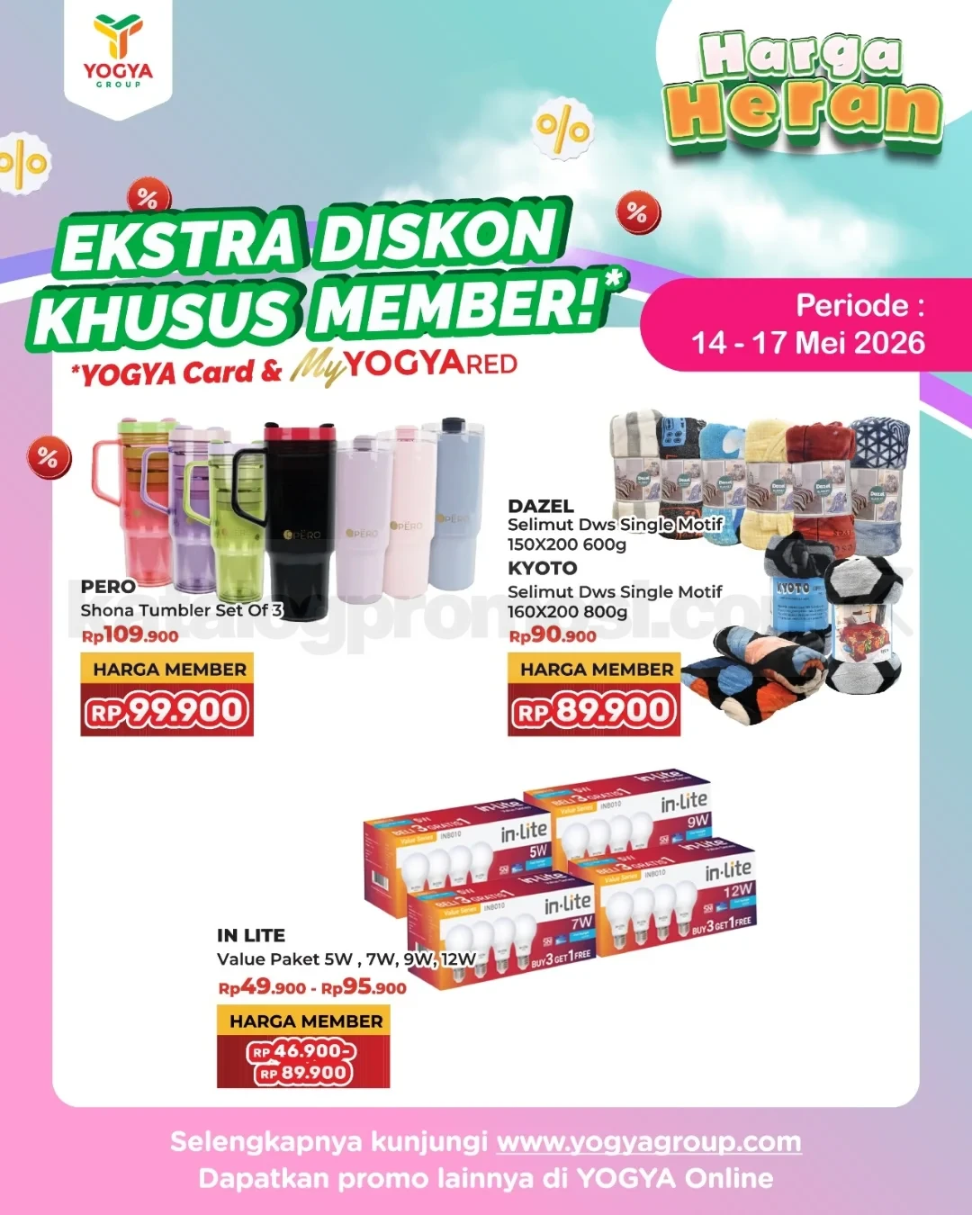 Promo JSM TOSERBA YOGYA HARGA HERAN 14-17 Mei 2026 Promo JSM TOSERBA YOGYA HARGA HERAN 14-17 Mei 2026 14