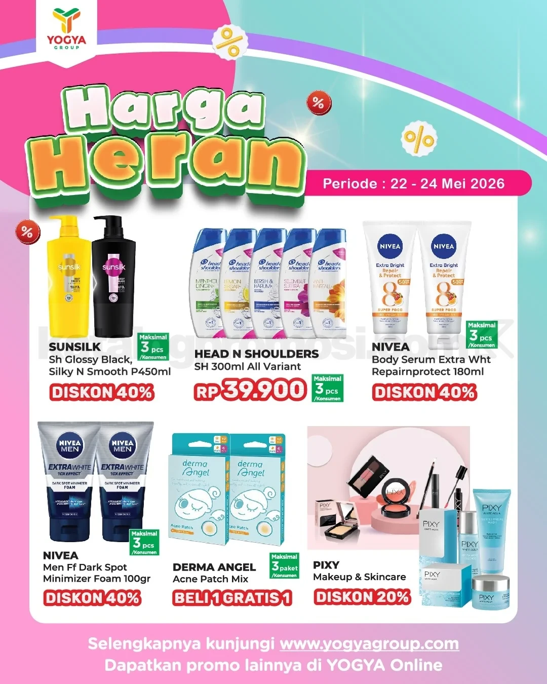 Promo JSM TOSERBA YOGYA HARGA HERAN 22-24 Mei 2026