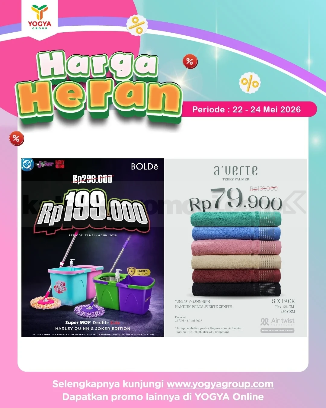 Promo JSM TOSERBA YOGYA HARGA HERAN 22-24 Mei 2026