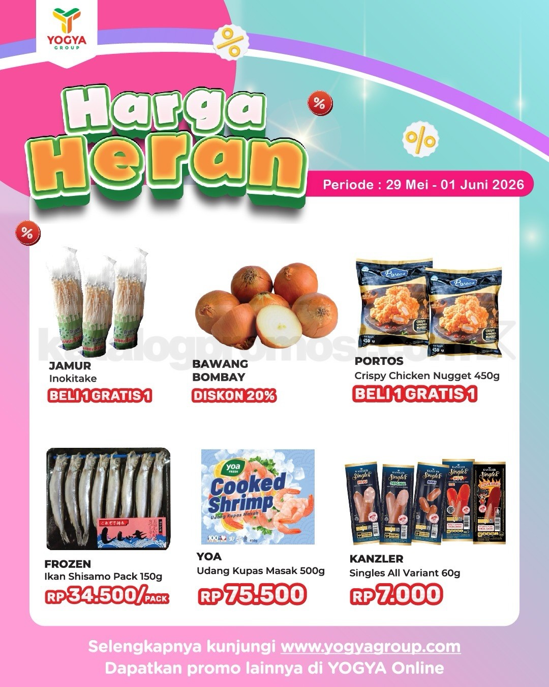 Promo JSM TOSERBA YOGYA HARGA HERAN 29 Mei - 01 Juni 2026