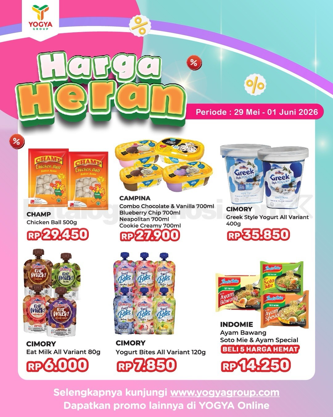Promo JSM TOSERBA YOGYA HARGA HERAN 29 Mei - 01 Juni 2026