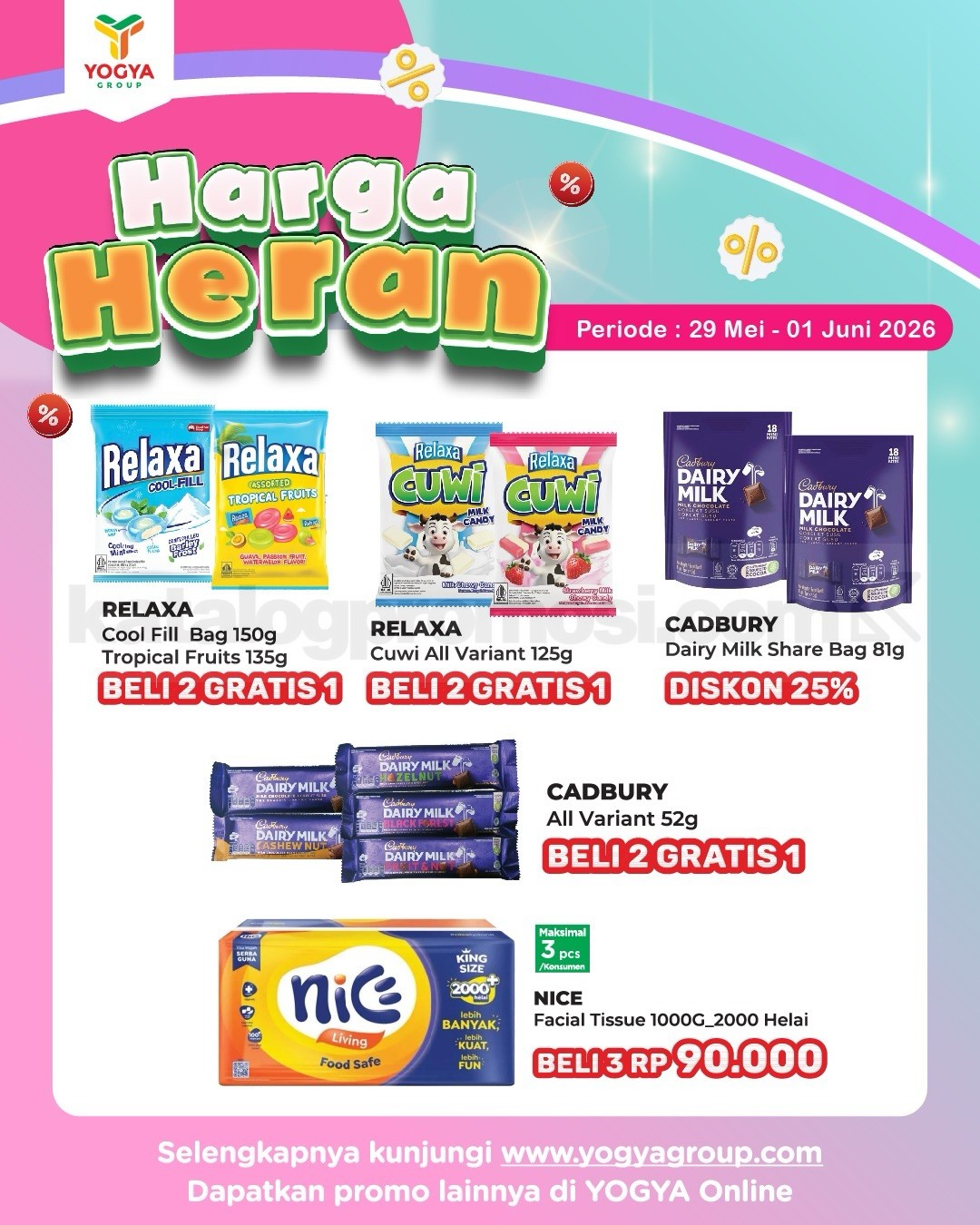 Promo JSM TOSERBA YOGYA HARGA HERAN 29 Mei - 01 Juni 2026