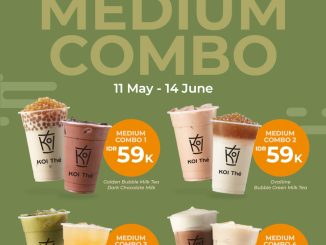 Promo KOI Thé Special Treats Medium Combo Rp. 59.000 periode 11 Mei 2026 hingga 14 Juni 2026