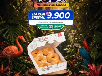 Promo Krispy Kreme Bank Saqu KA99ET Half Dozen Doughnuts Rp. 9.900 menggunakan QRIS Bank Saqu