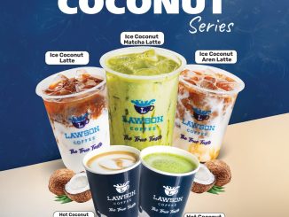 Promo Lawson Coconut Series Harga Spesial Rp. 12.000 varian latte matcha dan aren