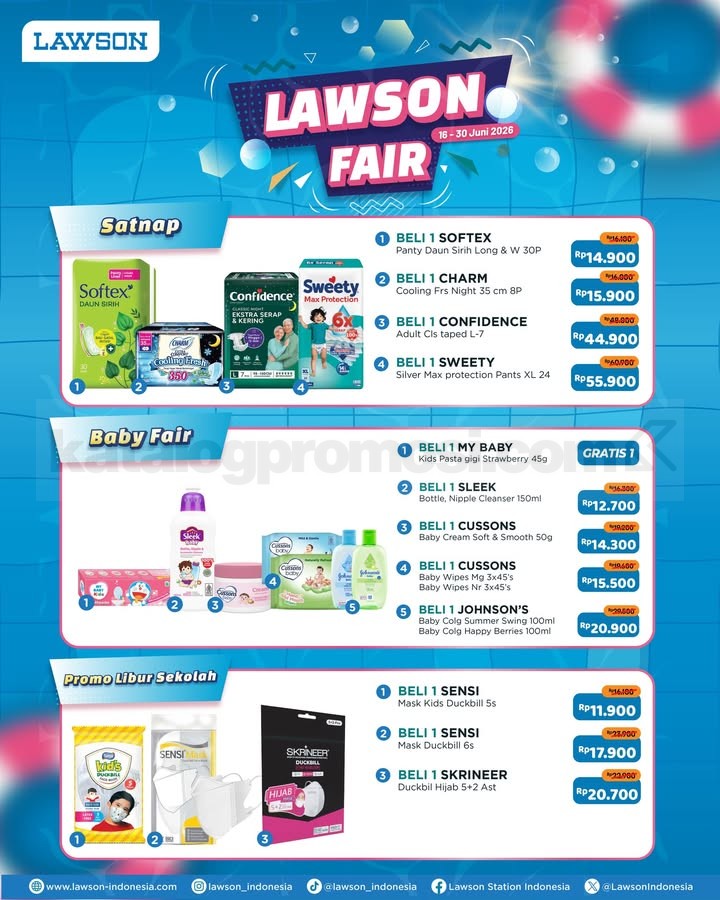 Promo Lawson Fair Harga Spesial Mulai Rp. 4.000 Promo Lawson Fair Harga Spesial Mulai Rp. 4.000 berbagai produk kebutuhan dan snack diskon