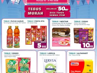 Promo Lawson Tempur Tebus Murah mulai Rp. 5.000 dengan minimum belanja Rp. 50.000