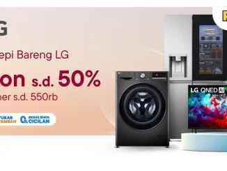 Promo LG Payday diskon hingga 50% untuk elektronik rumah tangga di Blibli