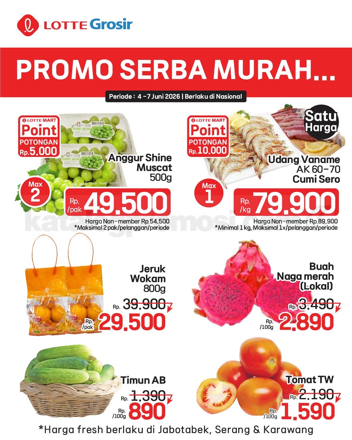 Promo LOTTE GROSIR HITS AKHIR PEKAN 04-07 Juni 2026