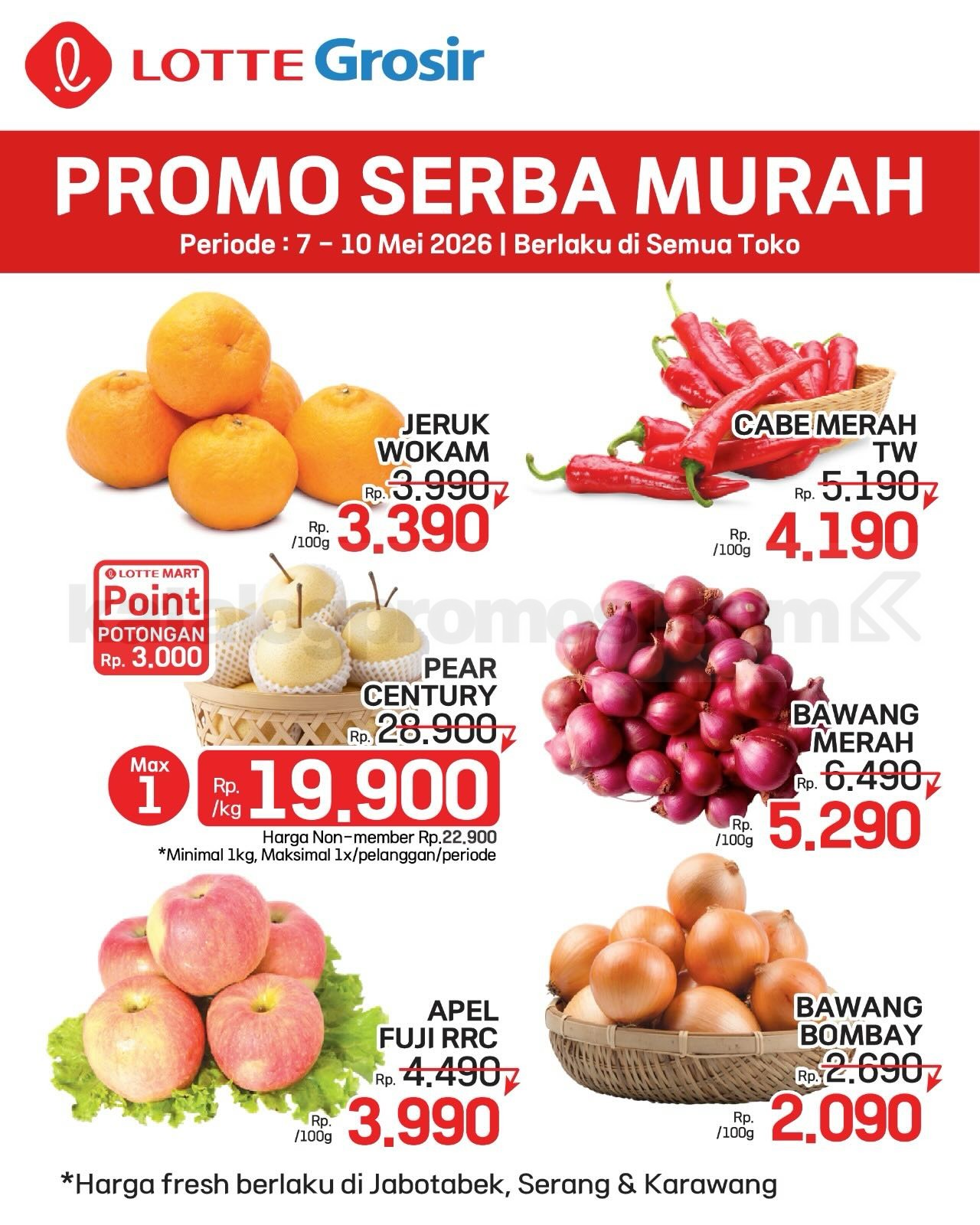Promo LOTTE GROSIR HITS AKHIR PEKAN 07-10 Mei 2026