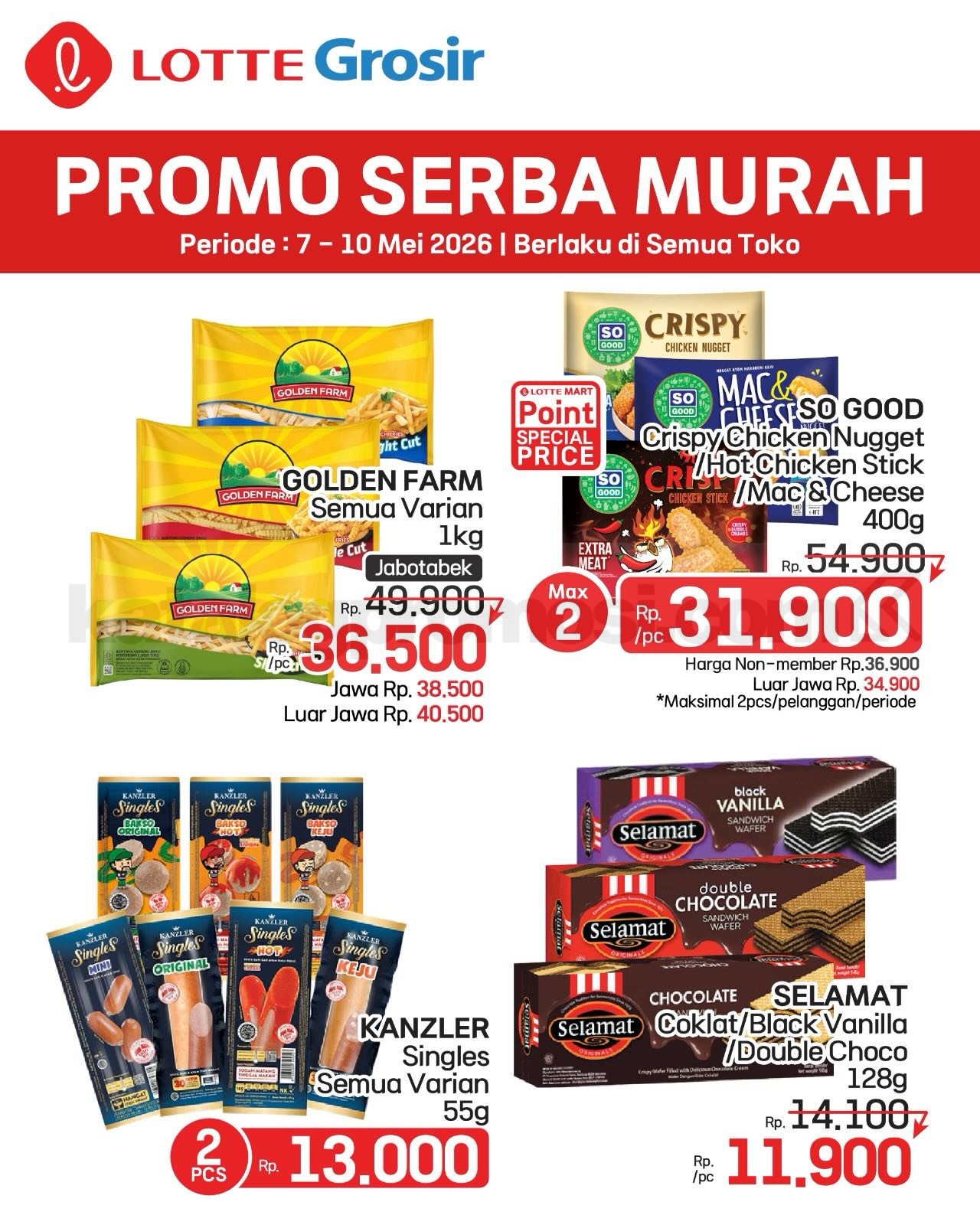 Promo LOTTE GROSIR HITS AKHIR PEKAN 07-10 Mei 2026