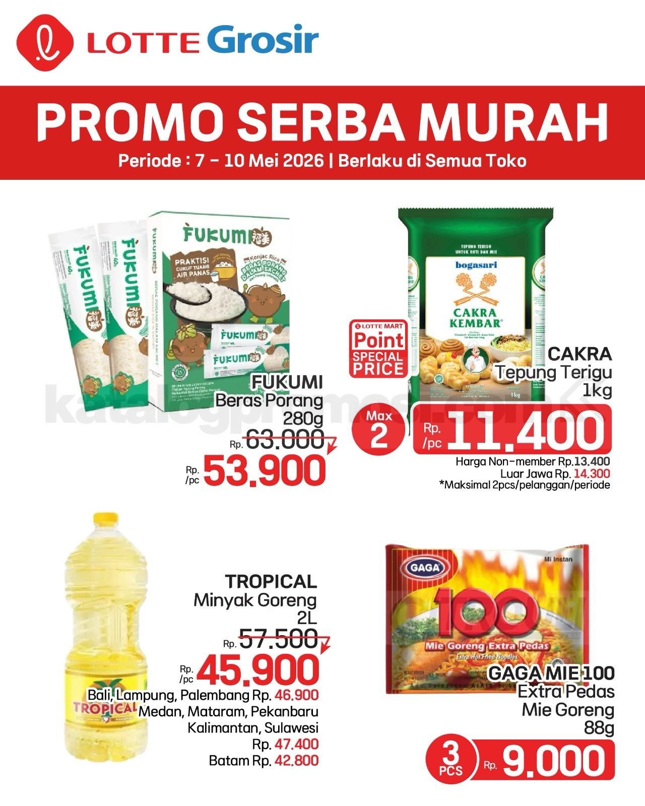 Promo LOTTE GROSIR HITS AKHIR PEKAN 07-10 Mei 2026