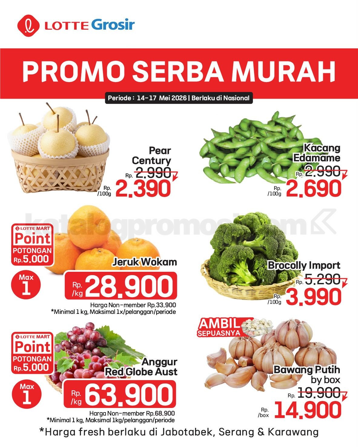 Promo LOTTE GROSIR HITS AKHIR PEKAN 14-17 Mei 2026