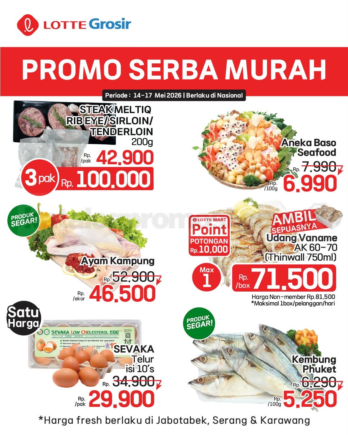 Promo LOTTE GROSIR HITS AKHIR PEKAN 14-17 Mei 2026
