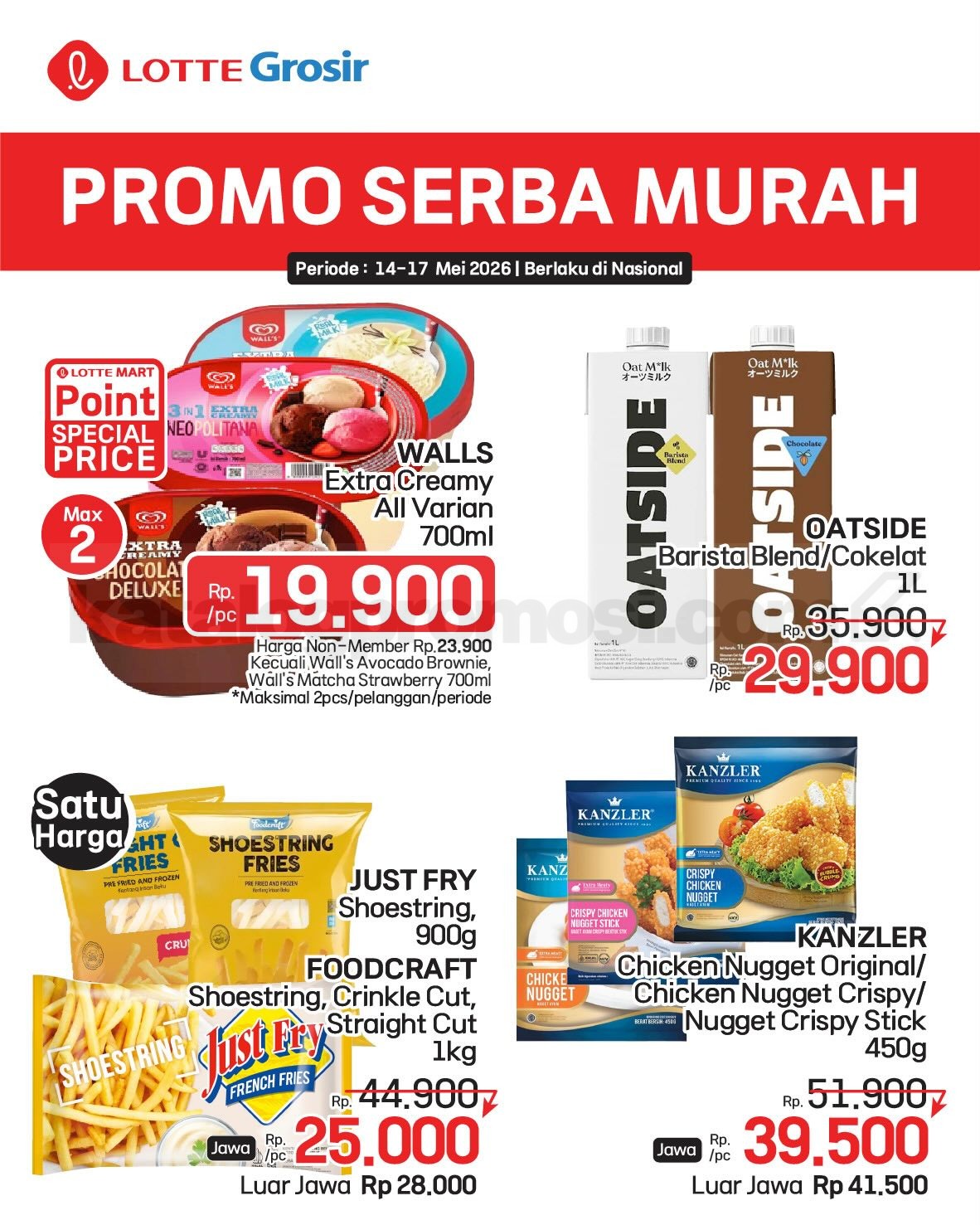 Promo LOTTE GROSIR HITS AKHIR PEKAN 14-17 Mei 2026
