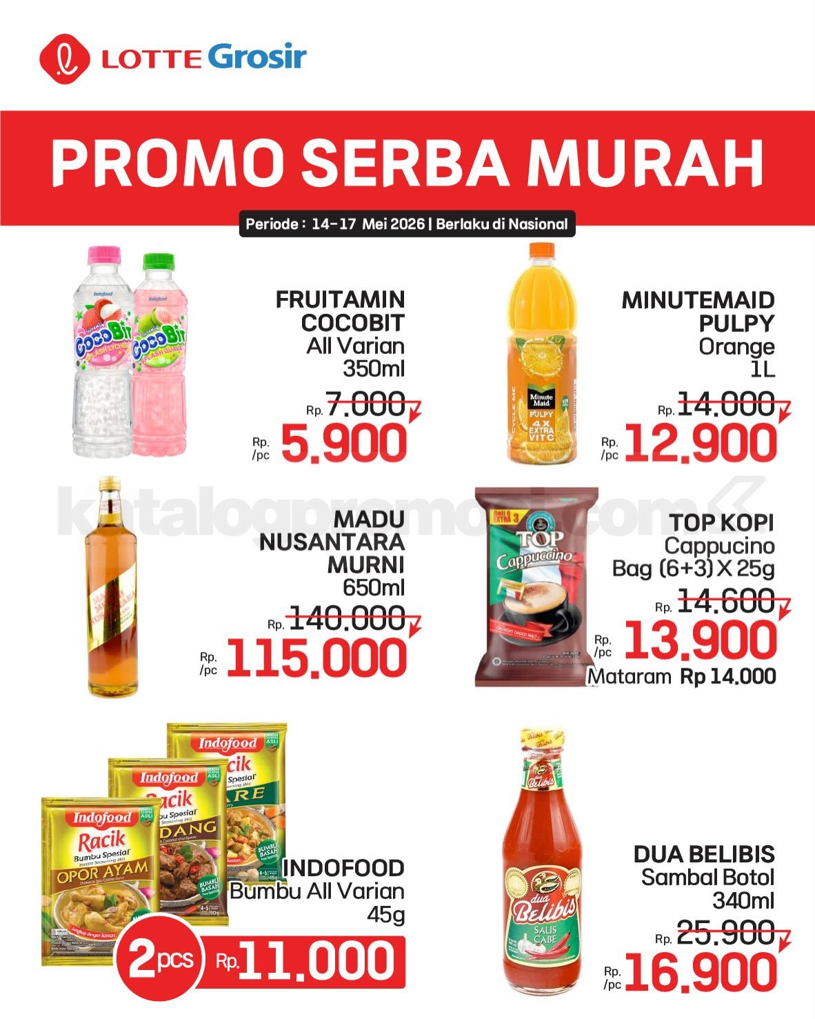 Promo LOTTE GROSIR HITS AKHIR PEKAN 14-17 Mei 2026