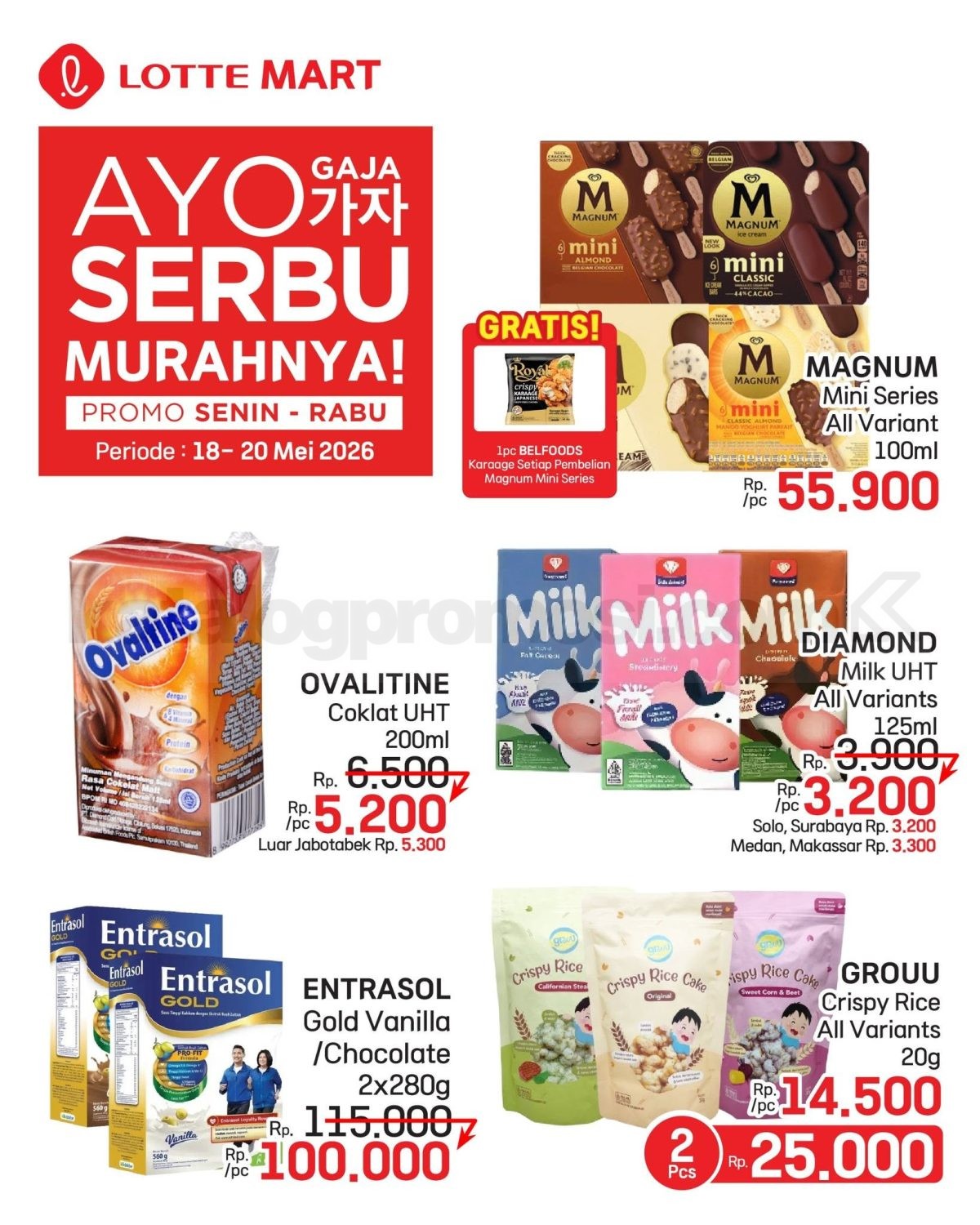 Promo LOTTEMART WEEKDAY SERBU 18-20 Mei 2026