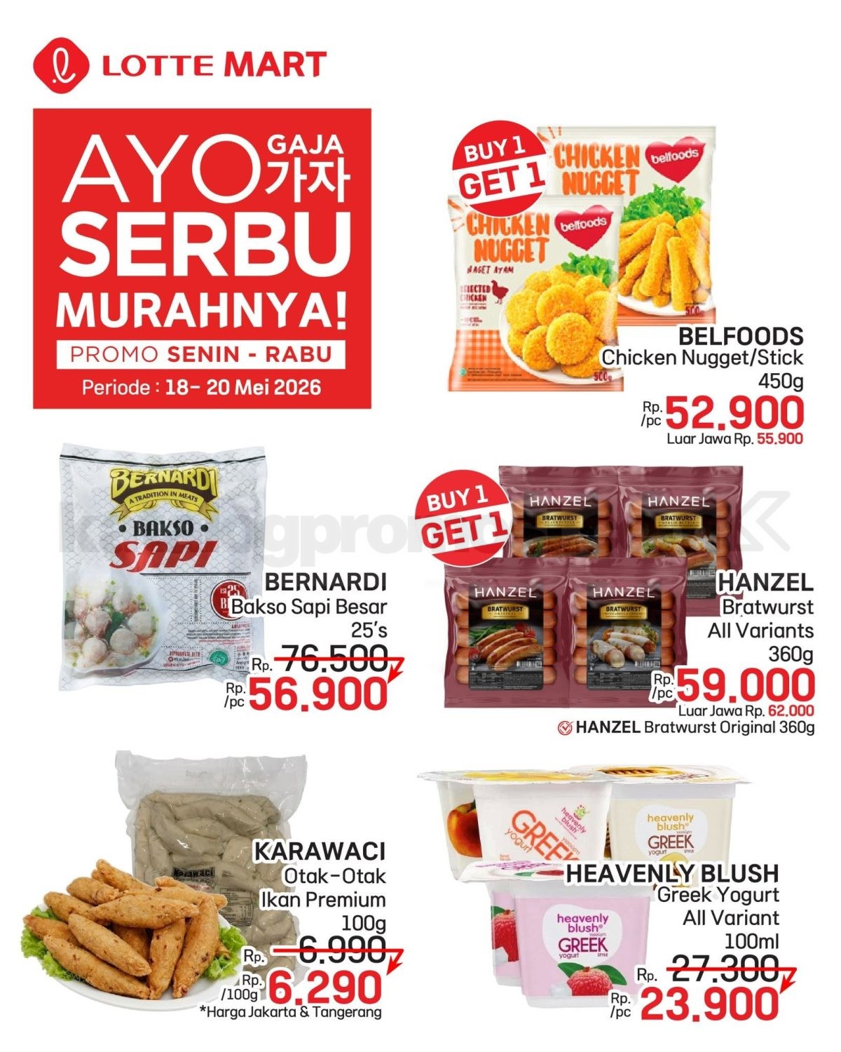 Promo LOTTEMART WEEKDAY SERBU 18-20 Mei 2026