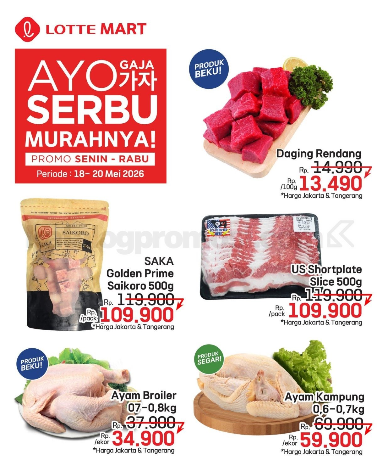 Promo LOTTEMART WEEKDAY SERBU 18-20 Mei 2026