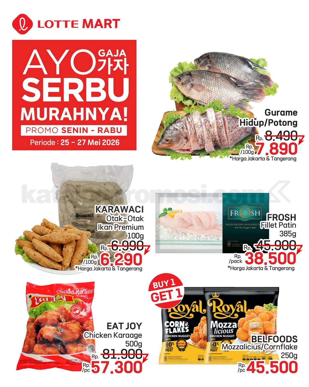 Promo LOTTEMART WEEKDAY SERBU 25-27 Mei 2026