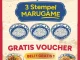 Promo Marugame Udon Voucher Beli 1 Gratis 1 Udon Pilihan dengan kumpulkan 3 stempel di MU App